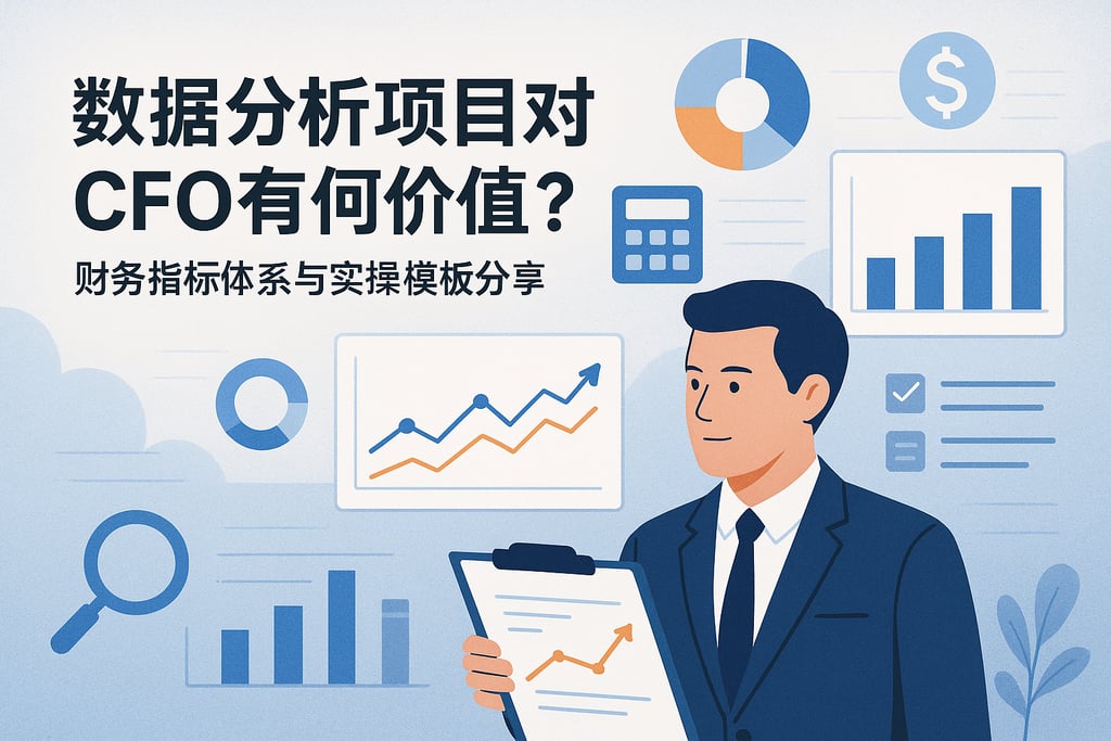 数据分析项目对CFO有何价值？财务指标体系与实操模板分享