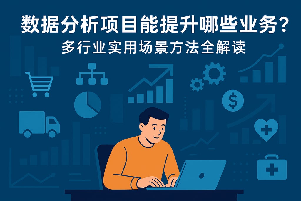 数据分析项目能提升哪些业务？多行业实用场景方法全解读