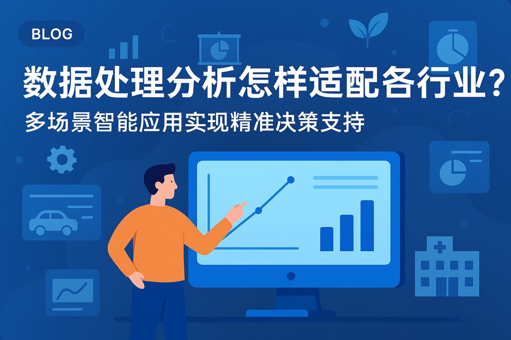数据处理分析怎样适配各行业？多场景智能应用实现精准决策支持