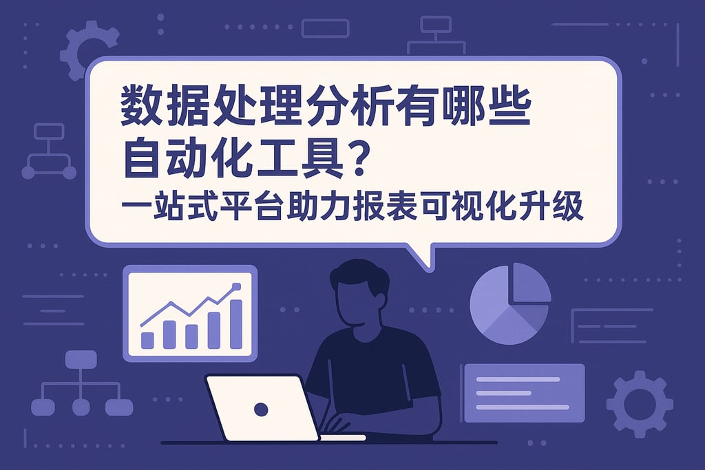 数据处理分析有哪些自动化工具？一站式平台助力报表可视化升级