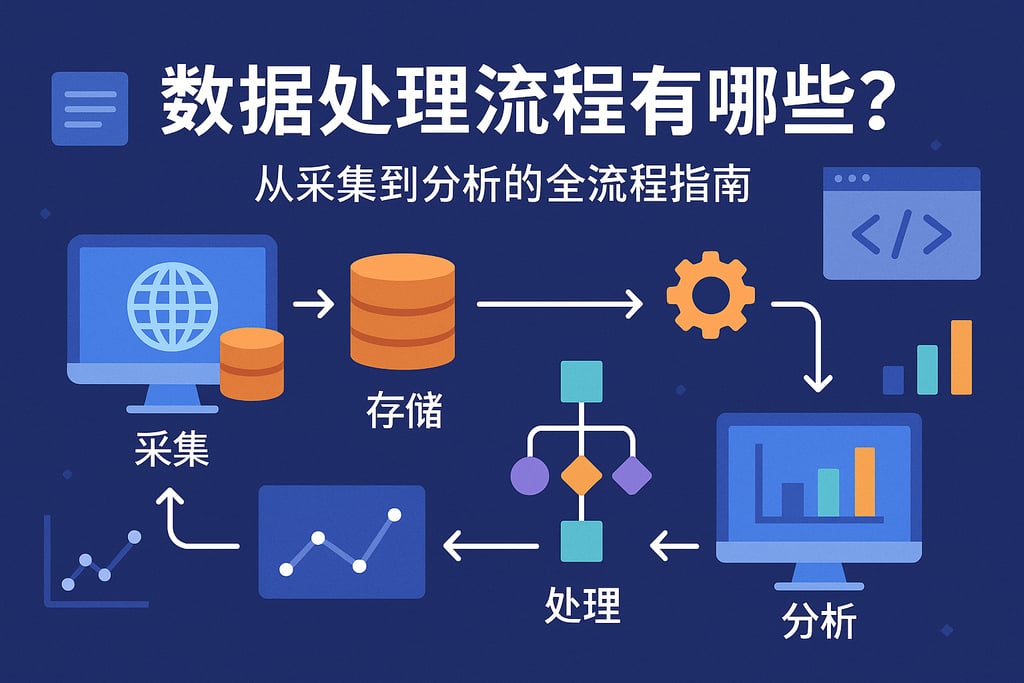 数据处理流程有哪些？从采集到分析的全流程指南