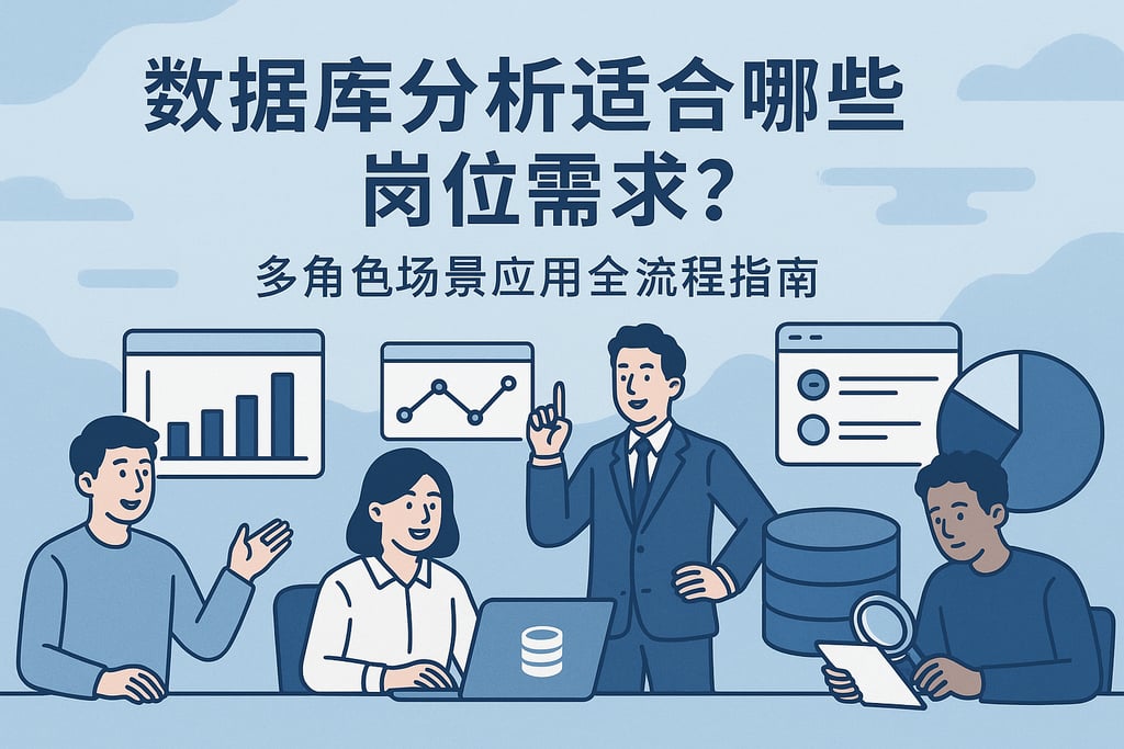 数据库分析适合哪些岗位需求？多角色场景应用全流程指南