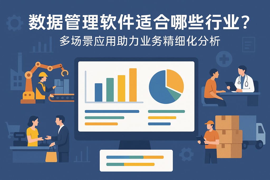 数据管理软件适合哪些行业？多场景应用助力业务精细化分析