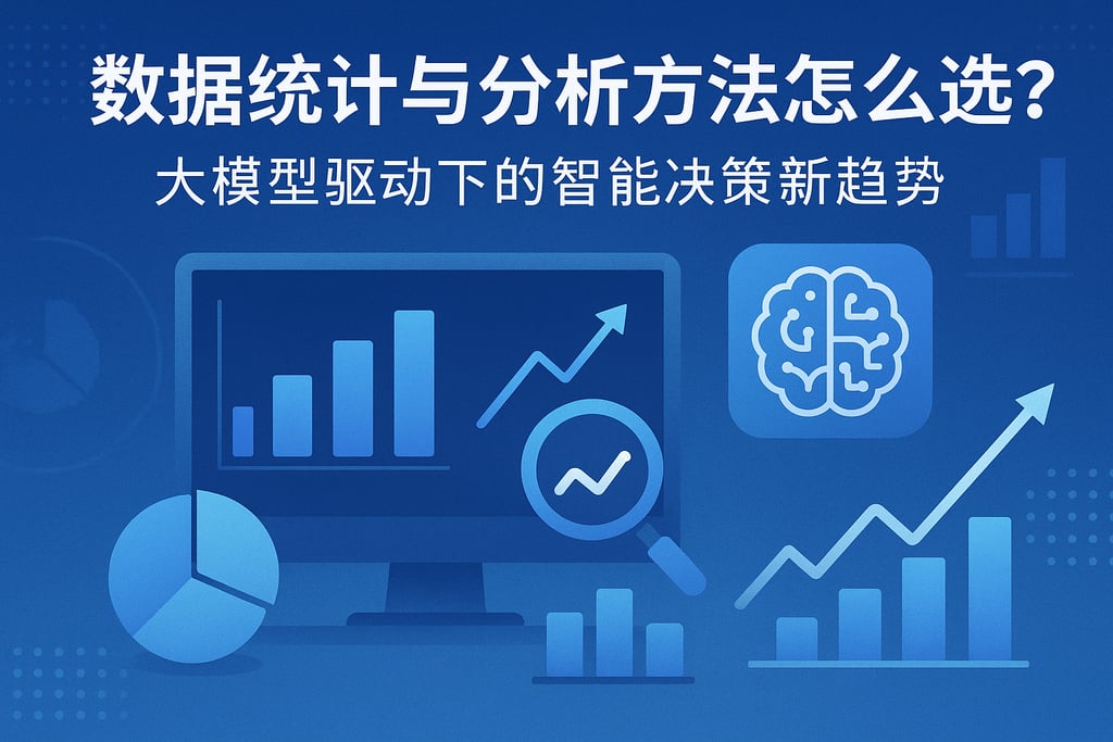 数据统计与分析方法怎么选？大模型驱动下的智能决策新趋势