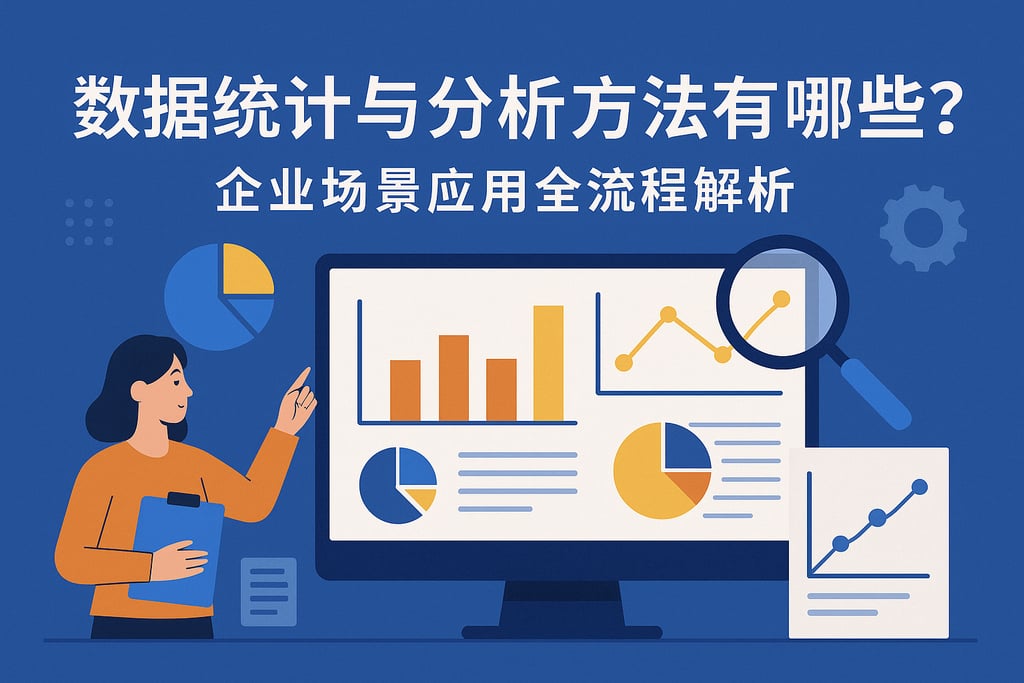 数据统计与分析方法有哪些？企业场景应用全流程解析