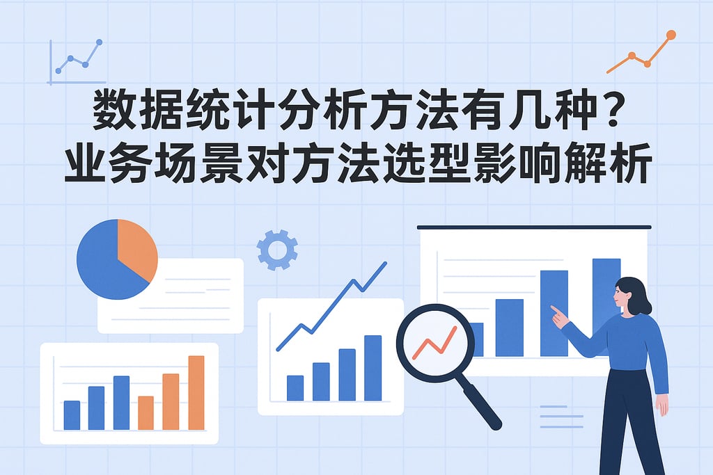 数据统计分析方法有几种？业务场景对方法选型影响解析