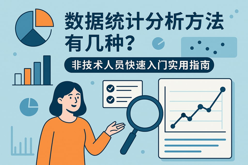 数据统计分析方法有几种？非技术人员快速入门实用指南