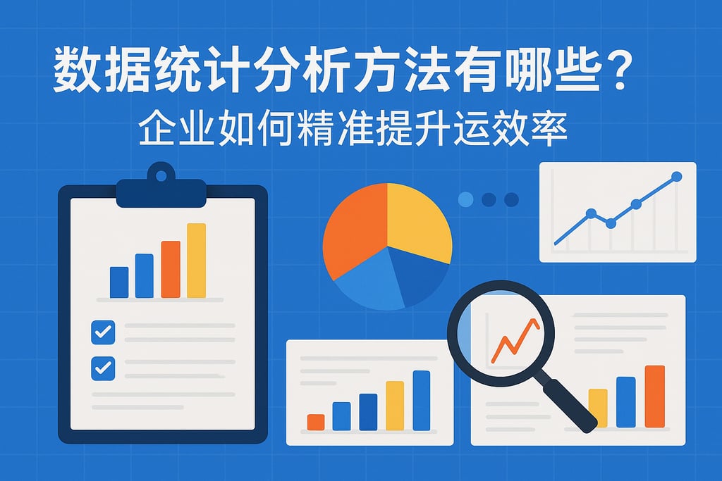 数据统计分析方法有哪些？企业如何精准提升运营效率