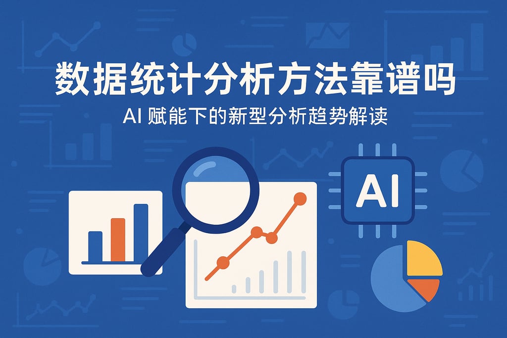数据统计分析方法靠谱吗？AI赋能下的新型分析趋势解读