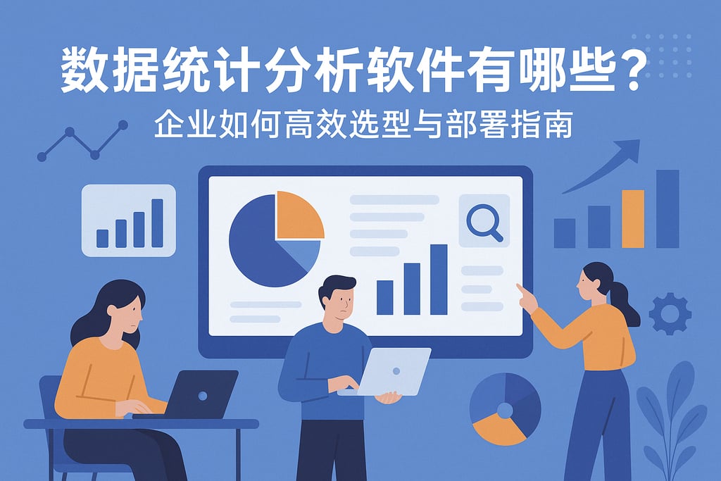 数据统计分析软件有哪些？企业如何高效选型与部署指南