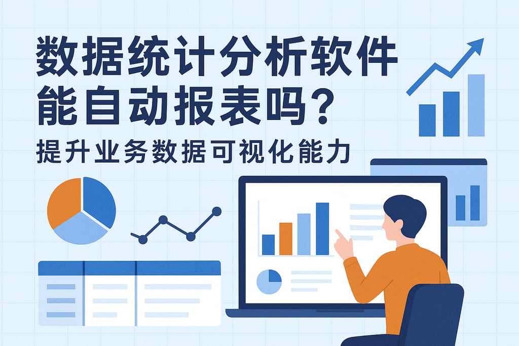 数据统计分析软件能自动报表吗？提升业务数据可视化能力