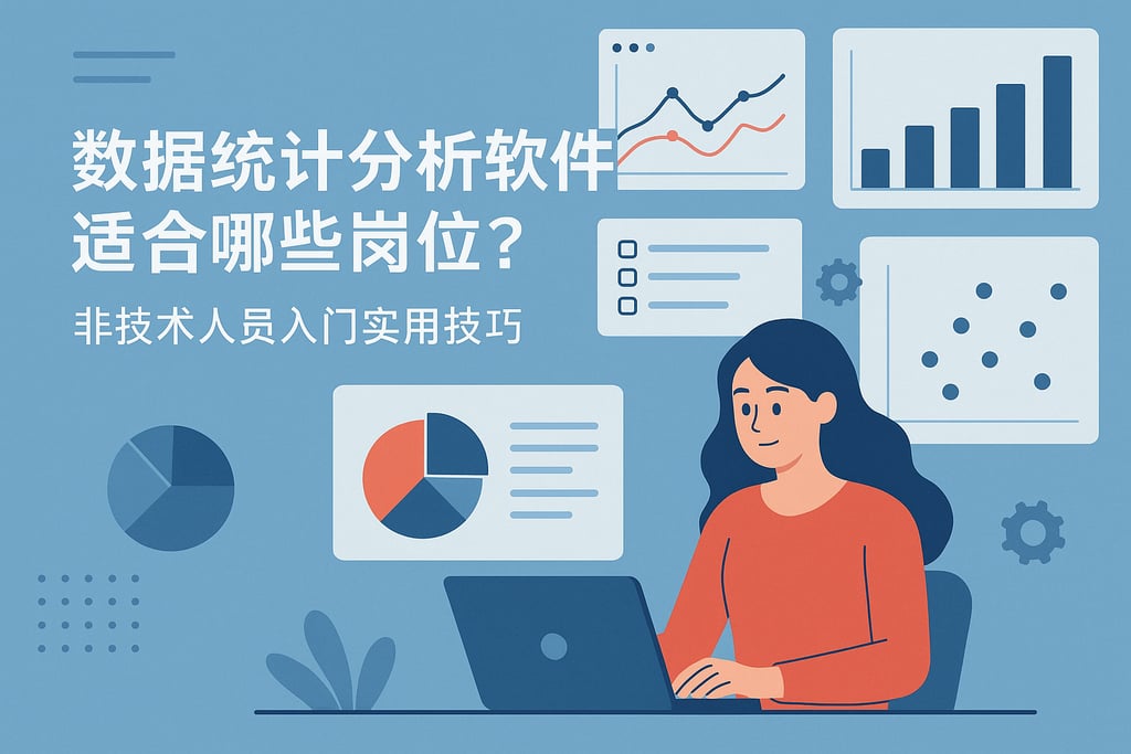 数据统计分析软件适合哪些岗位？非技术人员入门实用技巧