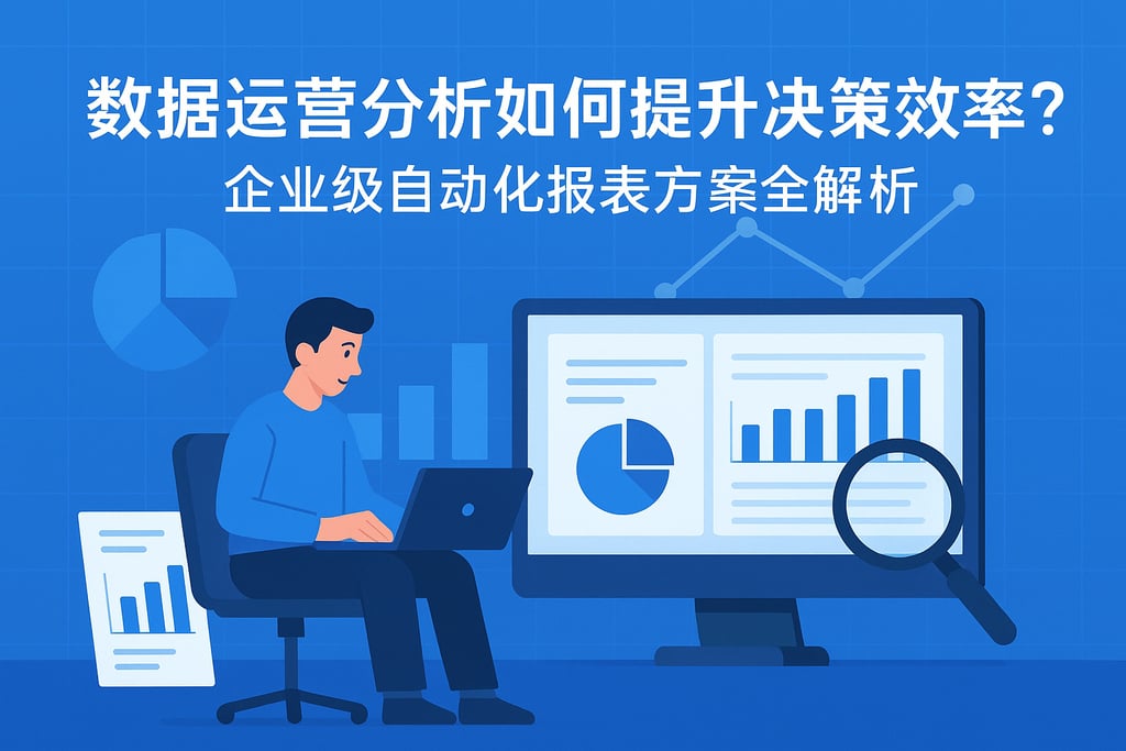 数据运营分析如何提升决策效率？企业级自动化报表方案全解析