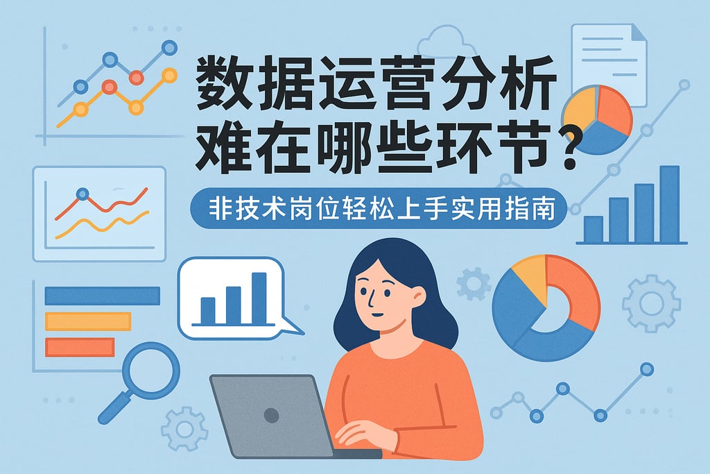 数据运营分析难在哪些环节？非技术岗位轻松上手实用指南