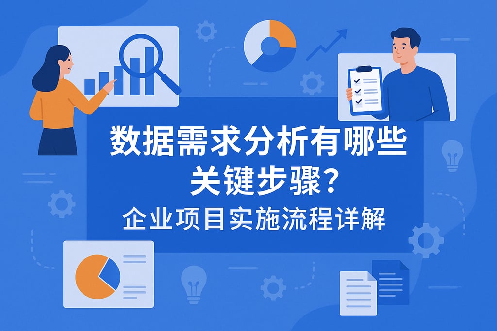 数据需求分析有哪些关键步骤？企业项目实施流程详解