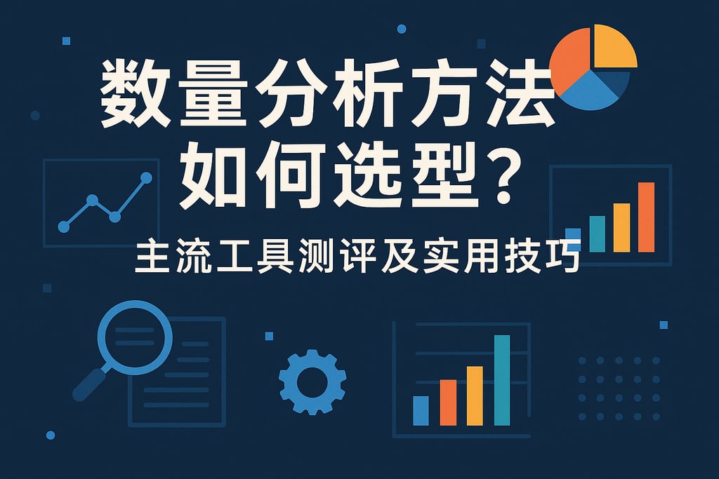 数量分析方法如何选型？主流工具测评及实用技巧
