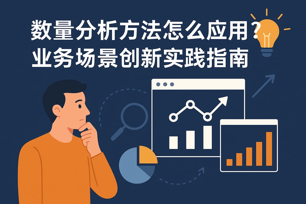 数量分析方法怎么应用？业务场景创新实践指南