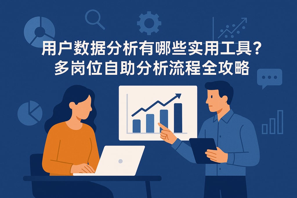 用户数据分析有哪些实用工具？多岗位自助分析流程全攻略