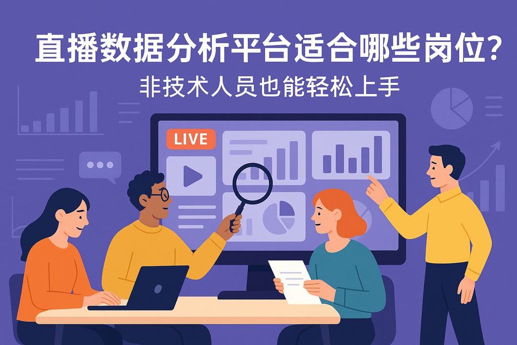直播数据分析平台适合哪些岗位？非技术人员也能轻松上手