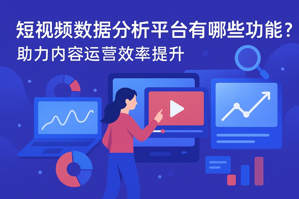 短视频数据分析平台有哪些功能？助力内容运营效率提升