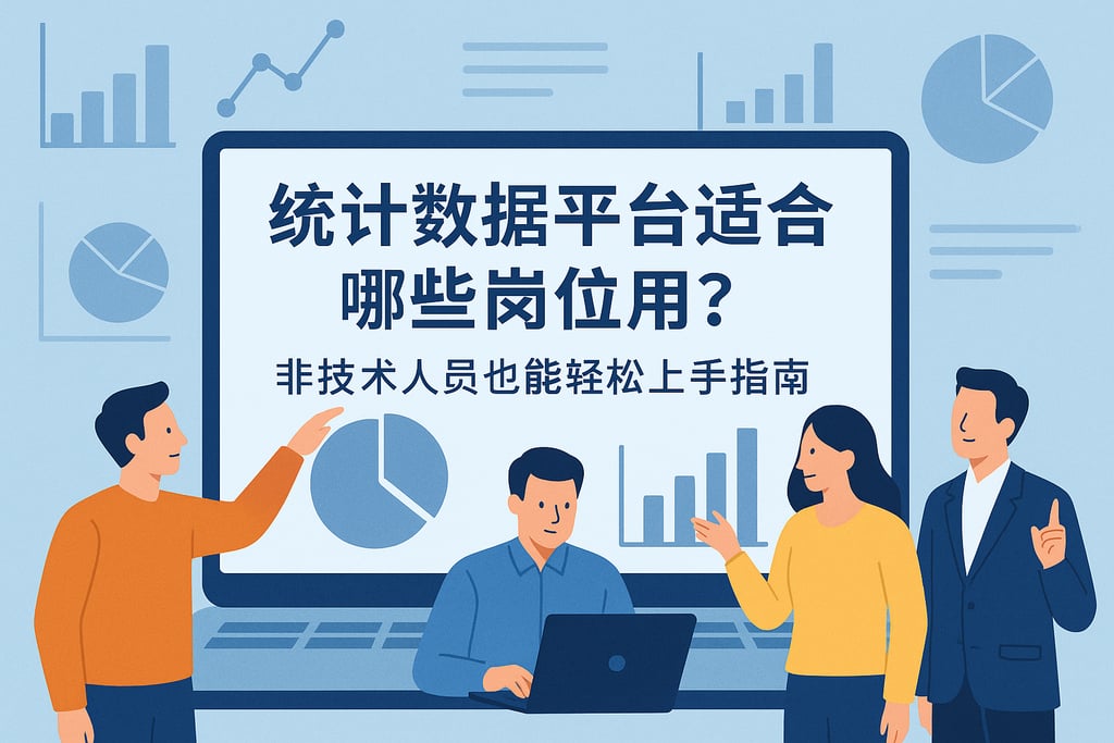 统计数据平台适合哪些岗位使用？非技术人员也能轻松上手指南
