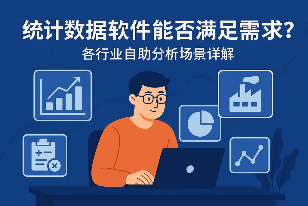 统计数据的软件能否满足需求？各行业自助分析场景详解