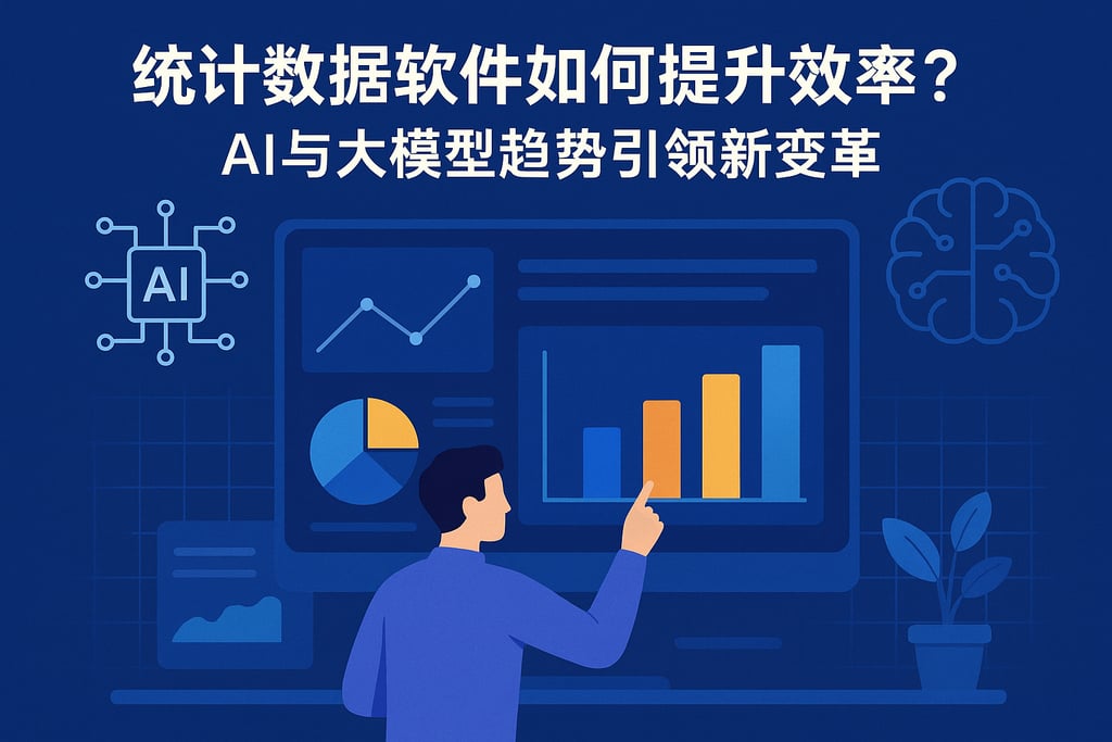 统计数据软件如何提升效率？AI与大模型趋势引领新变革