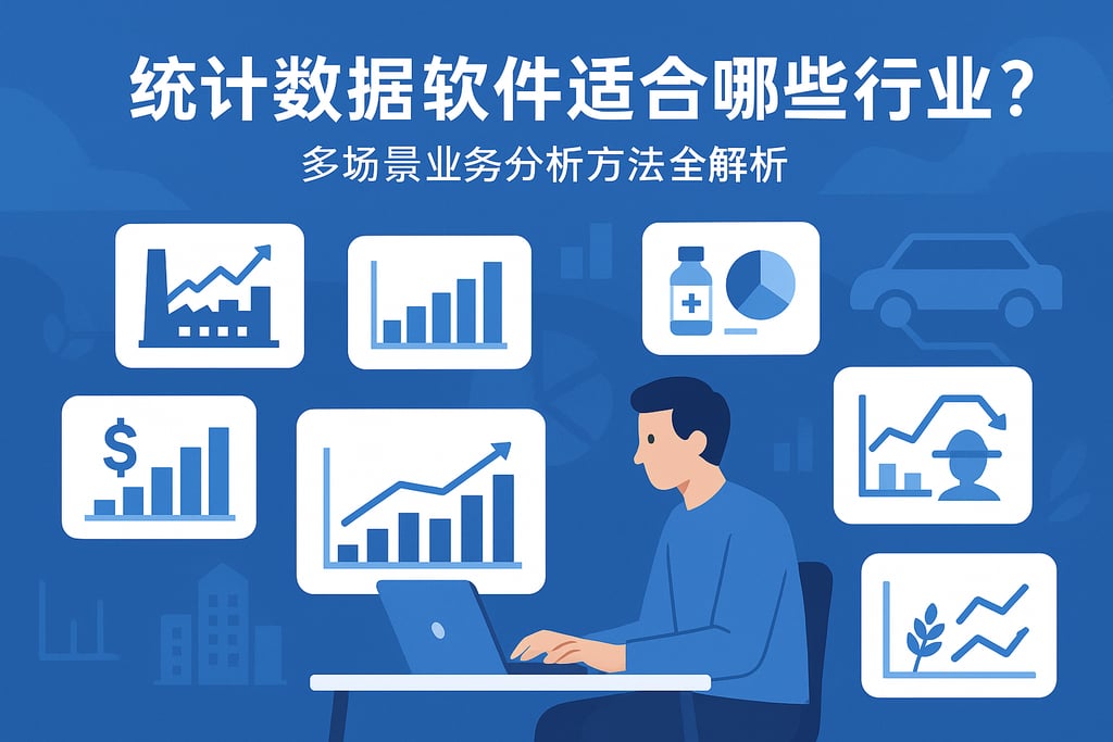 统计数据软件适合哪些行业？多场景业务分析方法全解析