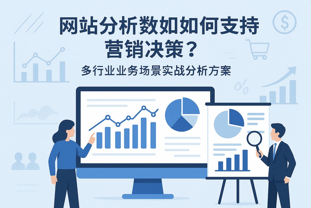 网站分析数据如何支持营销决策？多行业业务场景实战分析方案