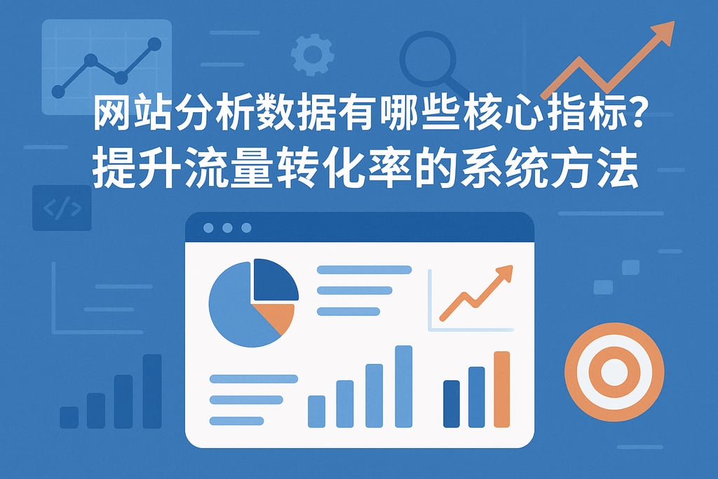 网站分析数据有哪些核心指标？提升流量转化率的系统方法解析
