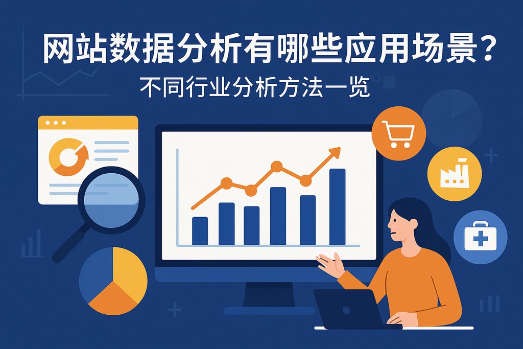 网站数据分析有哪些应用场景？不同行业分析方法一览