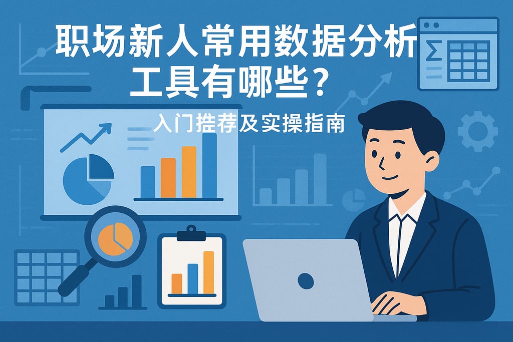 职场新人常用数据分析工具有哪些？入门推荐及实操指南