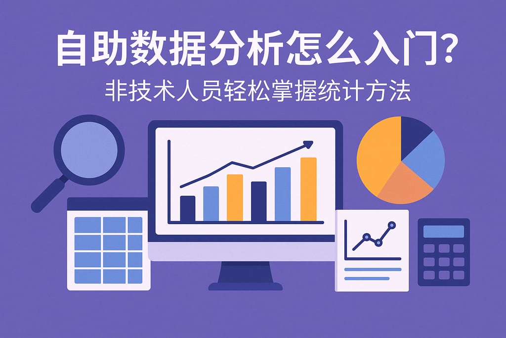 自助数据分析怎么入门？非技术人员轻松掌握统计方法