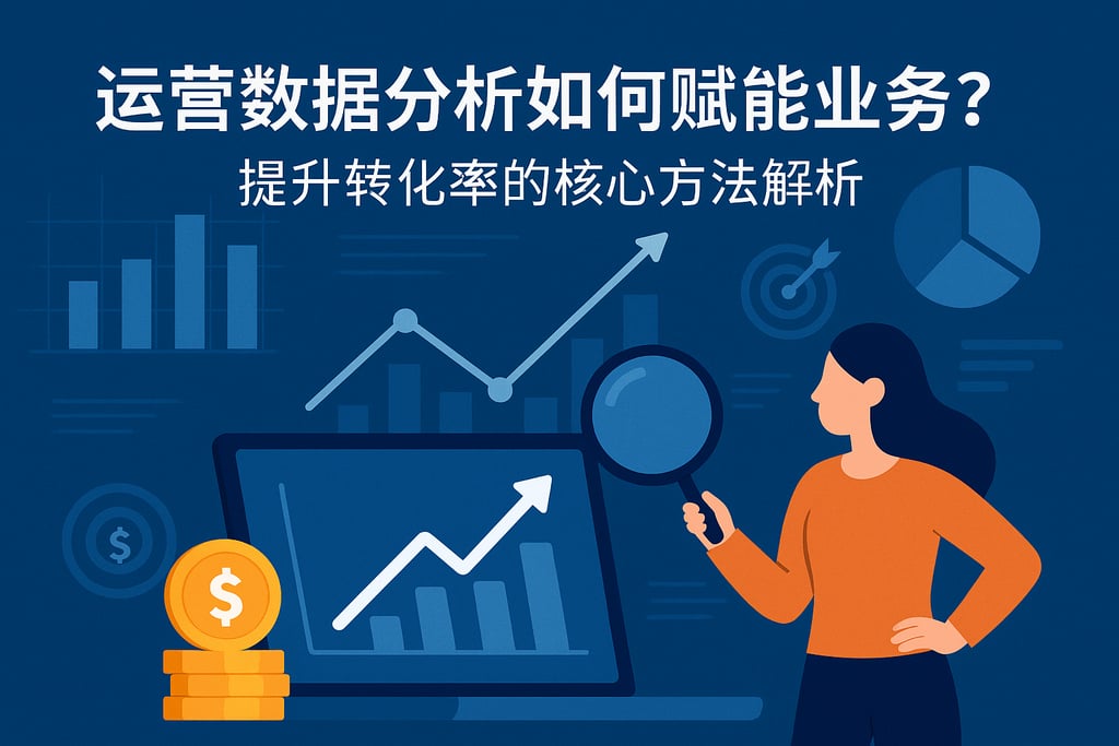 运营数据分析如何赋能业务？提升转化率的核心方法解析