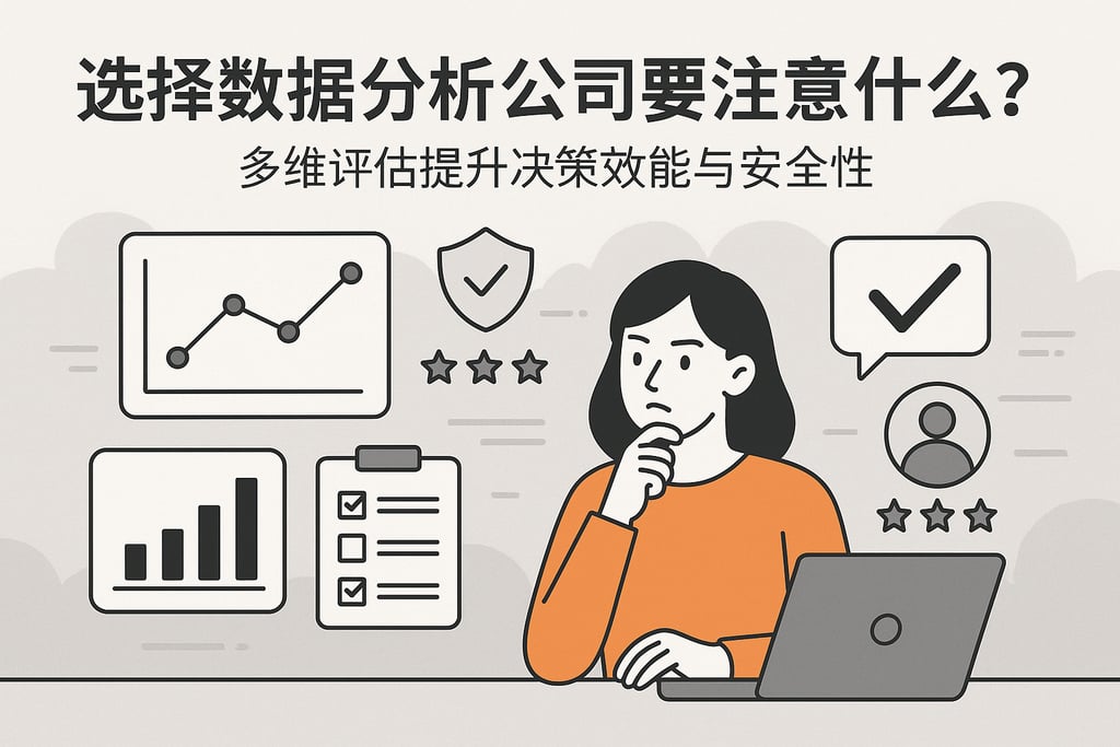 选择数据分析公司要注意什么？多维评估提升决策效能与安全性