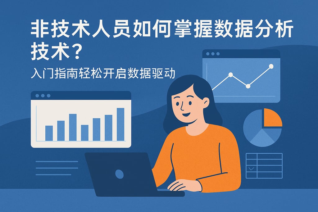 非技术人员如何掌握数据分析技术？入门指南轻松开启数据驱动