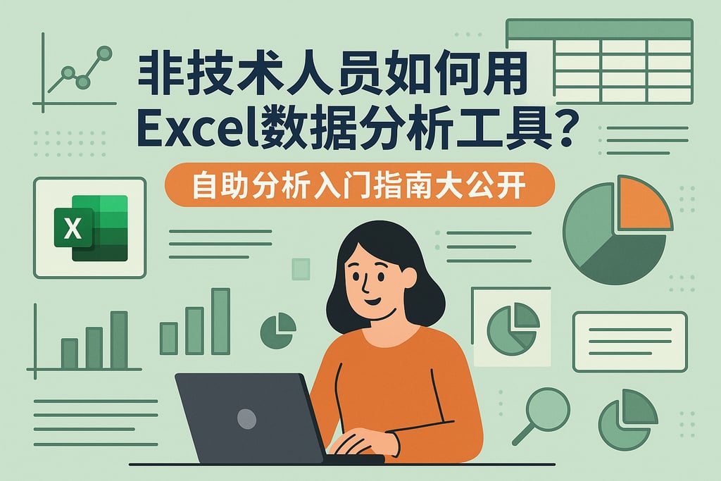 非技术人员如何用excel数据分析工具？自助分析入门指南大公开