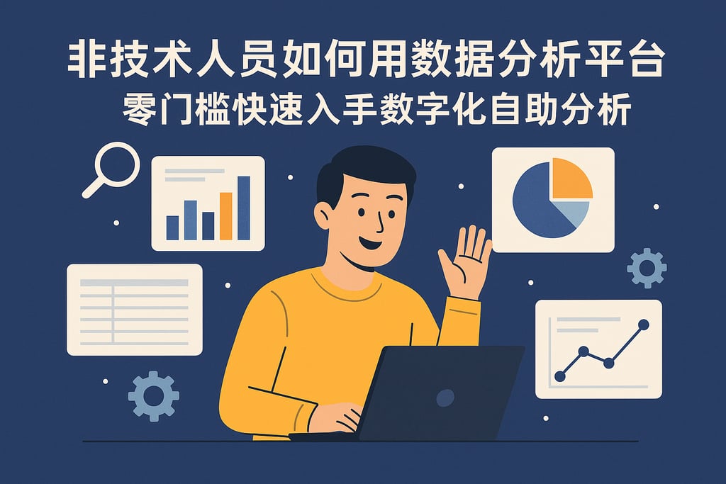 非技术人员如何用数据分析网？零门槛快速上手数字化自助分析