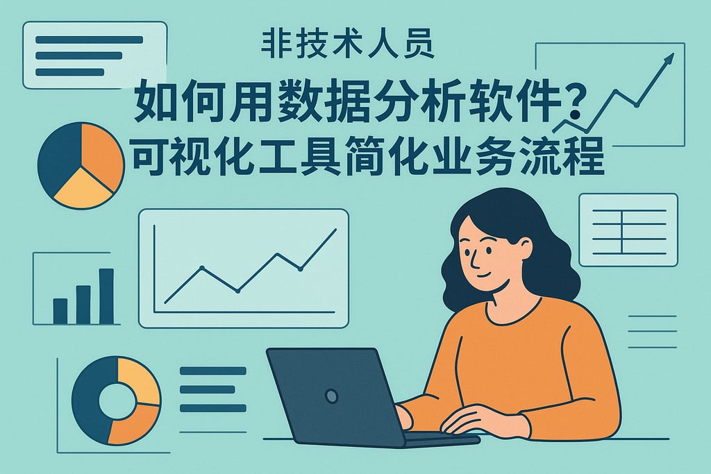 非技术人员如何用数据分析软件？可视化工具简化业务流程