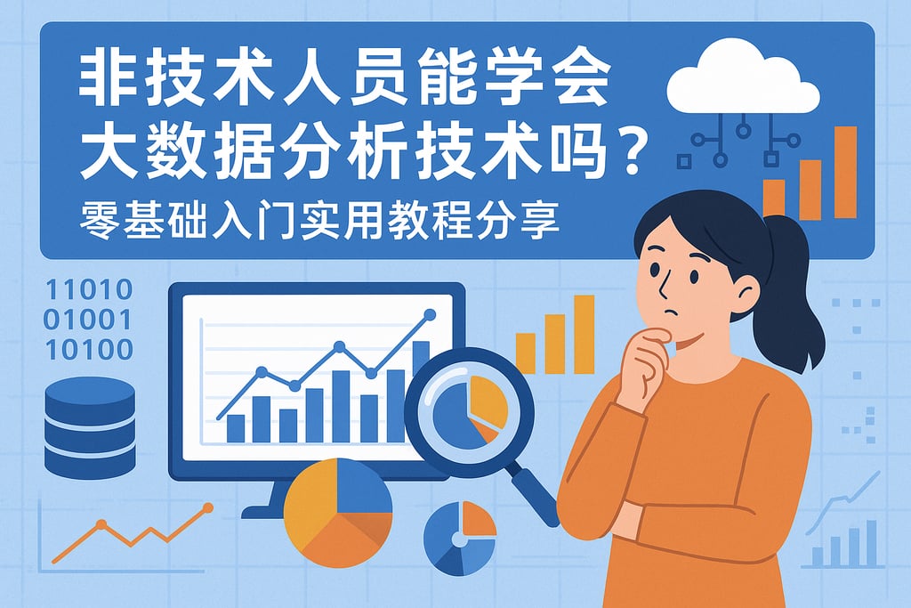 非技术人员能学会大数据分析技术吗？零基础入门实用教程分享