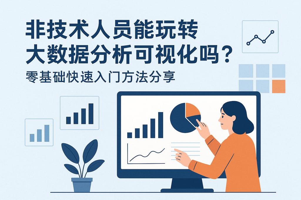 非技术人员能玩转大数据分析可视化吗？零基础快速入门方法分享