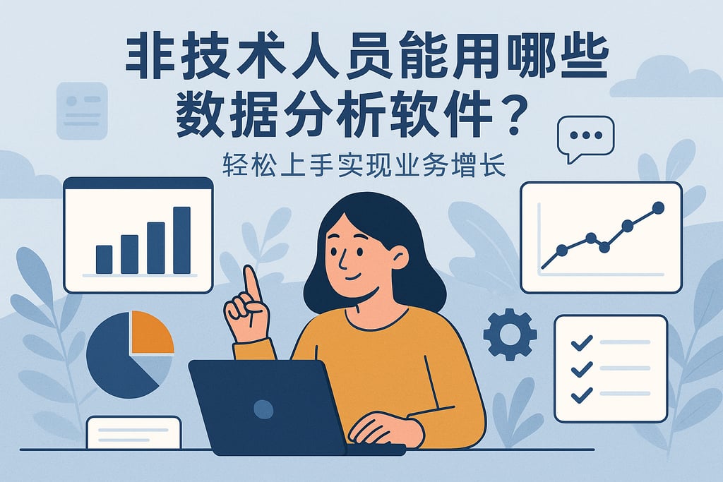 非技术人员能用哪些数据分析软件？轻松上手实现业务增长