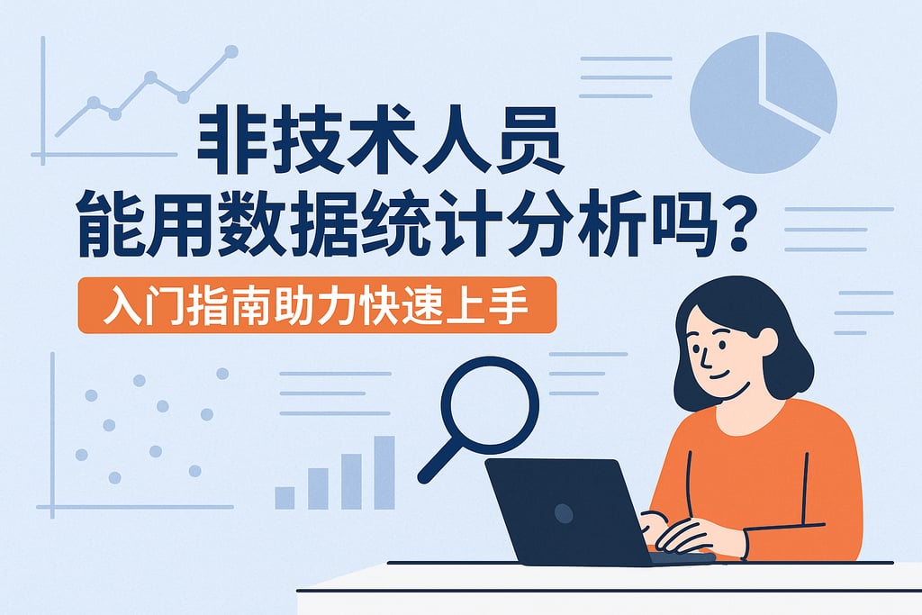 非技术人员能用数据统计分析吗？入门指南助力快速上手