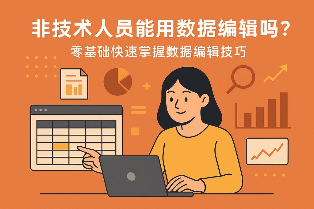 非技术人员能用数据编辑吗？零基础快速掌握数据编辑技巧