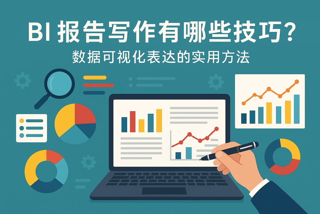 BI报告写作有哪些技巧？数据可视化表达的实用方法