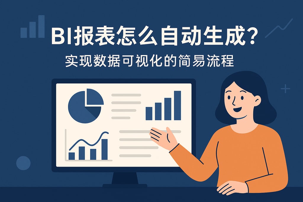 BI报表怎么自动生成？实现数据可视化的简易流程