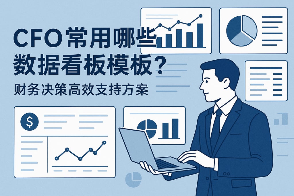 CFO常用哪些数据看板模板？财务决策高效支持方案