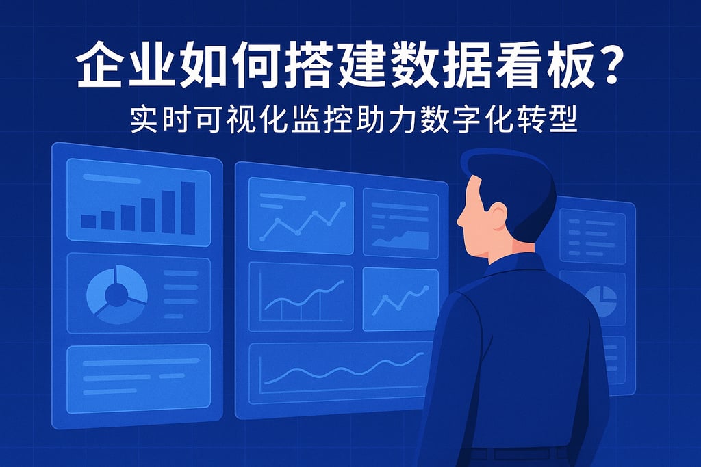 企业如何搭建数据看板？实时可视化监控助力数字化转型