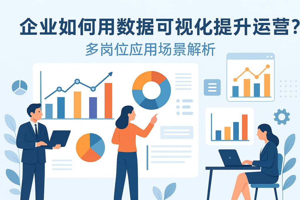 企业如何用数据可视化提升运营？多岗位应用场景解析