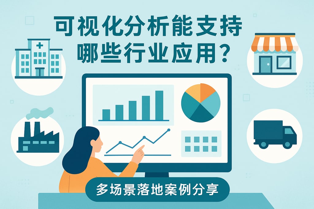 可视化分析能支持哪些行业应用？多场景落地案例分享